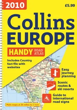 עטיפת הספר 2010 Collins Handy Road Atlas Europe (International Road Atlases) מאת Collins UK