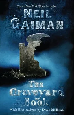עטיפת הספר The Graveyard Book מאת Neil Gaiman
