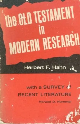 The old testament in modern research