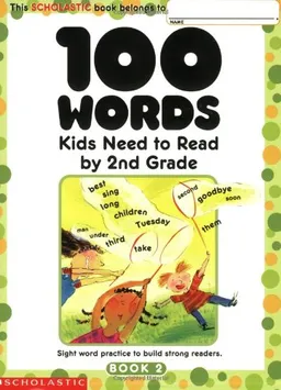 100 Words Kids Need To Read By 2nd Grade
