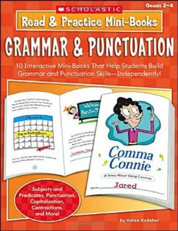 עטיפת הספר Read & Practice Mini-Books: Grammar & Punctuation: 10 Interactive Mini-Books That Help Students Build Grammar and Punctuation Skills-Independently! מאת Karen Kellaher