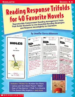 Reading Response Trifolds For 40 Favorite Novels