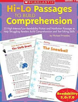 Hi-Lo Passages to Build Comprehension: Grades 7-8