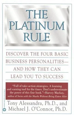 עטיפת הספר The Platinum Rule: Discover the Four Basic Business Personalities and How They Can Lead You to Success מאת Tony Alessandra