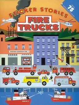 Fire Trucks (Sticker Stories)