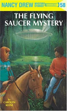 עטיפת הספר Nancy Drew 58: The Flying Saucer Mystery מאת Carolyn Keene