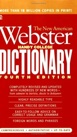 New American Webster Handy College Dictionary, 4th Edition (Newly Revised)