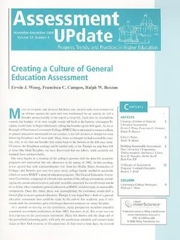 Assessment Update, No. 6, November-December 2007 (J-B AU Single Issue                                                        Assessment Update) (Volume 19)
