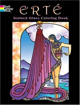 Erte Stained Glass Coloring Book (Dover Coloring Books)