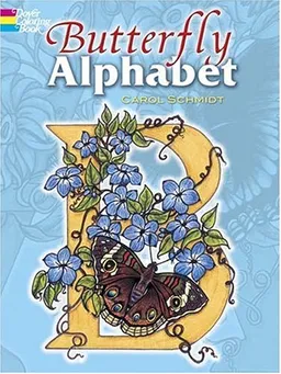 Butterfly Alphabet Coloring Book (Dover Coloring Books)