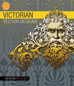 Victorian Vector Designs (Dover Pictura Book & CD Rom)