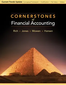 עטיפת הספר Cornerstones of Financial Accounting, Current Trends Update מאת Jay Rich