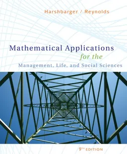Mathematical Applications for the Management, Life, and Social Sciences