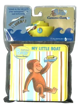 עטיפת הספר Curious Baby My Little Boat (Curious George Bath Book & Toy Boat) (Curious Baby Curious George) מאת H. A. Rey