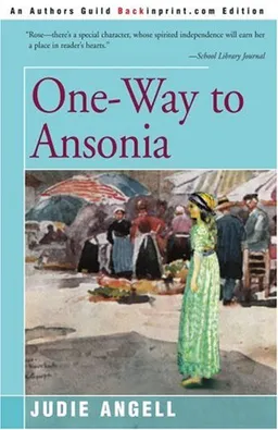 עטיפת הספר One-Way to Ansonia מאת Judie Angell