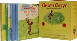 עטיפת הספר Curious George Four Board Book Set מאת H. A. Rey