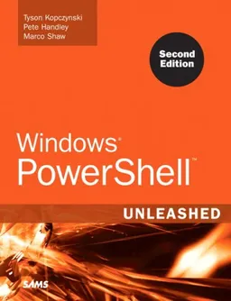 עטיפת הספר Windows PowerShell Unleashed מאת Tyson Kopczynski