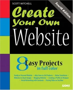 עטיפת הספר Create Your Own Website (4th Edition) מאת Scott Mitchell