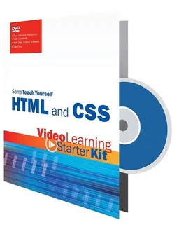 עטיפת הספר Sams Teach Yourself HTML and CSS: Video Learning Starter Kit מאת Sams Publishing