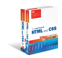 עטיפת הספר Sams Teach Yourself HTML and CSS: Video Learning Starter Kit Bundle (Sams Teach Yourself in Video) מאת Sams Publishing