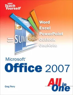 עטיפת הספר Sams Teach Yourself Microsoft Office 2007 All in One מאת Greg Perry