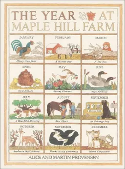 עטיפת הספר The Year At Maple Hill Farm מאת Alice Provensen
