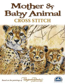 עטיפת הספר Mother & Baby Animals Cross Stitch מאת DMC