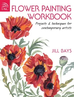 עטיפת הספר Flower Painting Workbook מאת Jill Bay