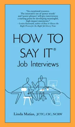 How to Say It Job Interviews