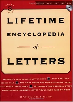 Lifetime Encyclopedia Of Letters, Third Edition, With Cd-Rom