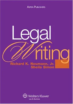 עטיפת הספר Legal Writing מאת Richard K. Neumann Jr.