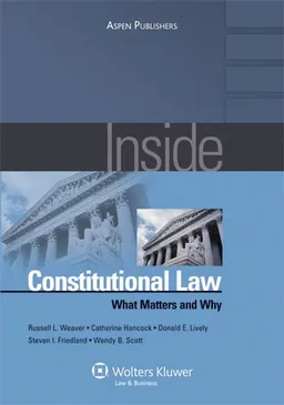 Inside Constitutional Law: What Matters and Why (Inside Series)