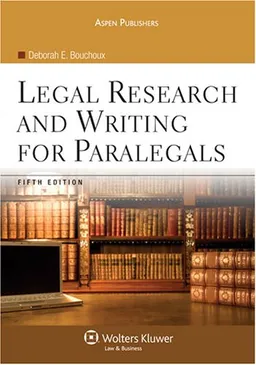 Legal Research and Writing for Paralegals