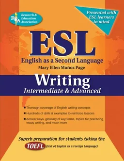 עטיפת הספר ESL Intermediate/Advanced Writing מאת Dr. Steven Michael Gras Ph.D.