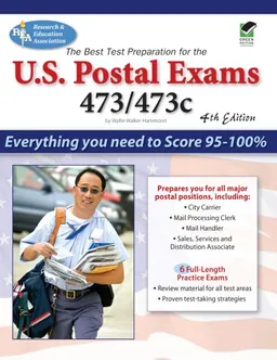 עטיפת הספר US Postal Exams 473/473c (REA) (Test Preps) מאת Wallie Walker-Hammond