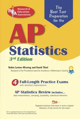 עטיפת הספר AP Statistics (REA) - New 3rd Edition (Test Preps) מאת Robin Levine-Wissing