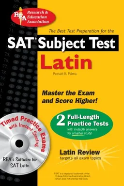 עטיפת הספר SAT Subject Test: Latin w/ CD-ROM (REA) - The Best Test Prep for (Test Preps) מאת Ronald B. Palma