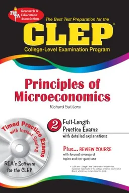 The Best Test P CLEP Principles of Microeconomics w/ CD-ROM (REA)-The Best Test Prep for