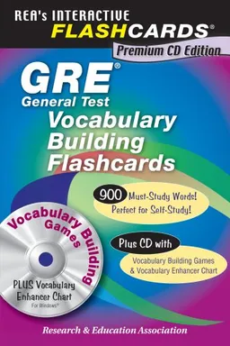 עטיפת הספר GRE Vocabulary  Flashcard Book w/CD-ROM (REA) (Flash Card Books) מאת The Staff of REA