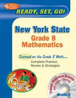 New York State Grade 8 Mathematics w/TESTware (REA) (Test Preps)