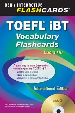 TOEFL iBT Vocabulary Flashcard Book w/ CD (REA)
