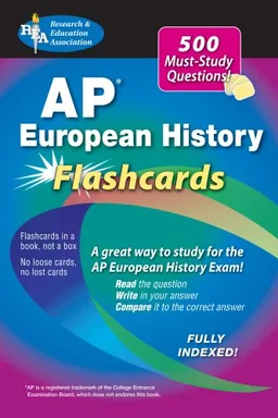 AP European History Flashcard Book (REA)