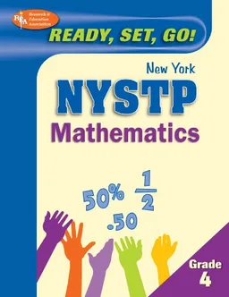 עטיפת הספר New York State Grade 4 Mathematics Test (REA) (Ready, Set, Go!) מאת The Staff of REA