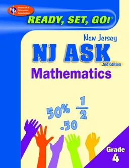 עטיפת הספר NJ ASK Grade 4 Mathematics (REA) (Test Preps) מאת The Staff of REA