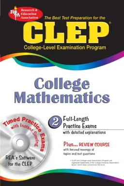 עטיפת הספר CLEP College Mathematics w/ CD (REA) (Test Preps) מאת Mel Friedman