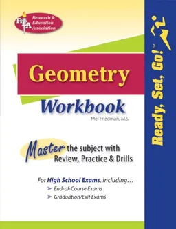 עטיפת הספר REA's Ready, Set, Go! Geometry Workbook (REA) (Test Preps) מאת Mel Friedman