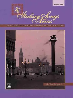 Twenty Six Italian Songs and Arias : Medium High (Book & CD)