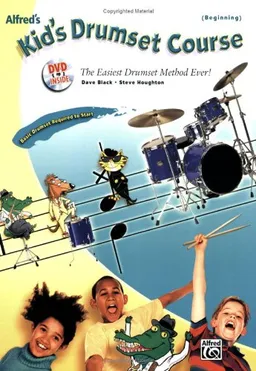 עטיפת הספר Alfred's Kid's Drumset Course (Book & DVD) (Alfred's Kid's Drum Course) מאת Alfred Publishing Staff
