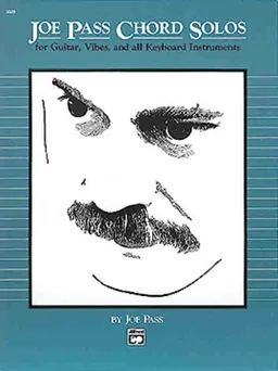 עטיפת הספר Joe Pass Chord Solos: For Guitar, Vibes & All Keyboard Instruments מאת Joe Pass