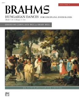 עטיפת הספר Brahms -- Hungarian Dances, Vol 1 (Alfred Masterwork Edition) מאת Johannes Brahms